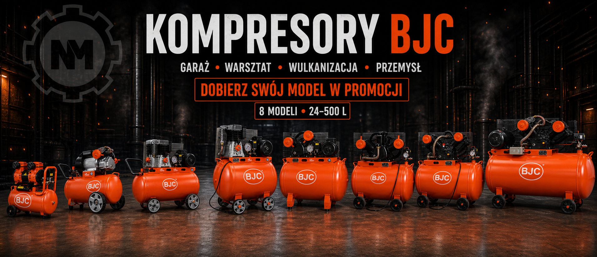 Kompresory i sprężarki BJC 24–500 l – dobierz model w promocji